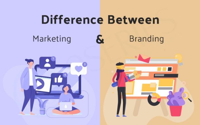 phân biệt marketing và branding